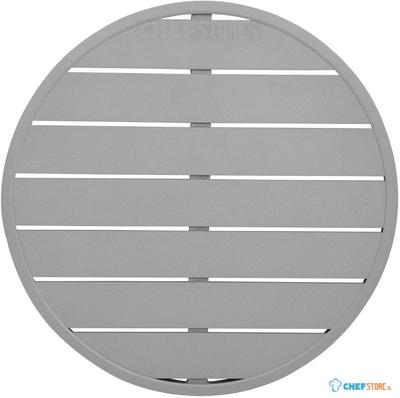 Bolero Aluminium Tafelblad Rond Lichtgrijs 580mm - Bolero FX038
