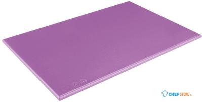 Hygiplas HDPE Snijplank Paars - 450x300x12mm - Hygiplas FX101