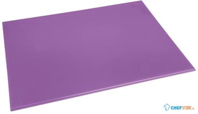 Hygiplas HDPE Snijplank Paars - 600x450x12mm - Hygiplas FX103