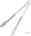 Hygiplas Kleurcode Serveertang Wit 40,5cm - Hygiplas FX131