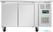 Polar | Werkbank met vriezer | 2 deuren, 1/1GN | Wielen | U-serie G599 2