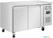 Polar | Werkbank met vriezer | 2 deuren, 1/1GN | Wielen | U-serie G599 3