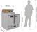 Gekoelde saladette | 2 deuren | RVS werkblad | Deksel 5x 1/6GN | 254 liter | G604 2