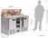 Gekoelde saladette | Opzet cap. 8x 1/4GN | 3 deuren | 390 L | Polar G605 2