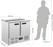 Gekoelde Saladette met Deksel | 2 deuren, 1/1GN | 240 liter | Polar G606 2