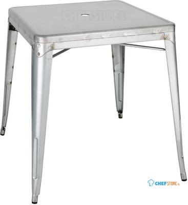 Bolero Bistro Gegalvaniseerd Stalen Tafel Vierkant 668mm - Bolero GC866