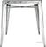 Bolero Bistro Gegalvaniseerd Stalen Tafel Vierkant 668mm - Bolero GC866 2