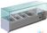 Opzetkoelvitrine | 3 x GN1/3 + 1 x GN1/2 | Glaswand | Polar GD875