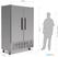 RVS Horeca Vriezer, 70cm diep, 2-deurs, Slimline, 960 liter, Polar GD880 2