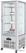 Gebaksvitrine vierkant | H=180cm, 400 liter, 4 niveau's | Verrijdbaar | G-serie Polar GD881 5