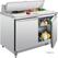 2-deurs gekoelde saladette | 12x 1/6GN met deksel en snijplank | 405 liter | GD882 3