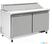 2-deurs gekoelde saladette breed | 16x 1/6GN | met deksel en snijplank | 527 liter | Polar GD883