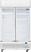 Polar G-Serie Tweedeurs Displaykoeling Met Lichtbak 950l Klapdeuren, Polar GE580 2