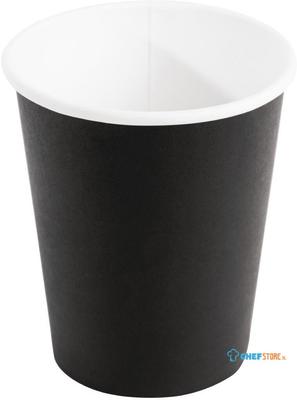 Fiesta Hot Cups enkelwandig zwart 23cl x50 | GF041