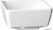 Vierkante melamine kom Float 12,5cm wit | GF094