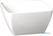 Vierkante melamine kom Pure 9cm wit | GF132