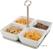 Vierkante melamine kom Pure 9cm wit | GF132 6