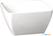 Vierkante melamine kom Pure 19cm wit | GF136