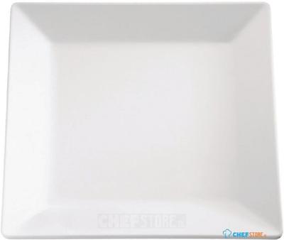 Melamine vierkante schaal wit 18x18cm | GF170