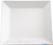 Melamine vierkante schaal wit 18x18cm | GF170