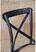 Bolero houten stoelen met gekruiste rugleuning black wash (2 stuks) | GG654 9