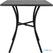 Bolero vierkante stalen bistro tafel zwart 70cm | GG706 2