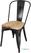 Bolero Stalen Stoelen met Houten Zitting Zwart (4 Stuks) - Bolero GG707 2