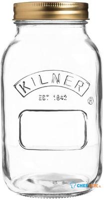 Weckpot met schroefdeksel | 1 liter | Kilner | GG786