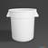 Ronde Voorraadcontainer | Wit | 38 liter | Vogue | GG792