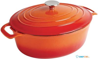 Ovale Braadpan | 5 liter | Oranje | Vogue | GH311