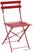 Bolero stalen opklapbare stoelen rood | GH555