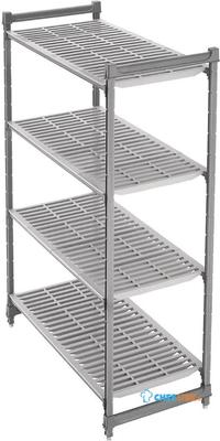 Cambro stelling 183cm hoog 4 schappen - 46cm diep | GH618