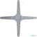 Bolero dubbele aluminium tafelpoot | GH985 4