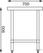 Rvs Werktafel | 120cm | Vogue | GJ502 9