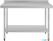 Rvs Werktafel Met Achteropstand | 120cm | Vogue | GJ507 2