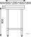 Rvs Werktafel Met Achteropstand | 150cm | Vogue | GJ508 6