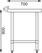 Rvs Werktafel Met Achteropstand | 150cm | Vogue | GJ508 7