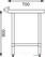 Rvs Werktafel Met Achteropstand | 180cm | Vogue | GJ509 6