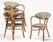 Bolero kunststof rotan stoelen met armleuning | GJ767