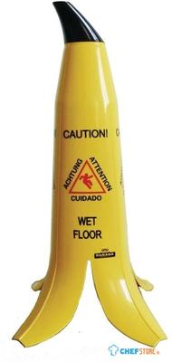 Bananenschil waarschuwingsbord | Wet floor | Banana Products | GK976