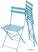 Bolero stalen opklapbare stoelen turquoise | GK982 4