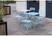 Bolero vierkante opklapbare stalen tafel grijs 60cm | GK988 6