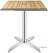 Bolero essenhouten opklapbare bistrotafel vierkant 60cm | GK991