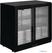 Polar G-Serie 2-Deurs Barkoeling Met Schuifdeuren Zwart 208l, Polar GL003