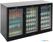 Polar G-Serie 3-Deurs Barkoeling Met Klapdeuren Zwart 330l, Polar GL004
