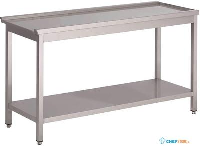 Aanvoertafel voor doorschuifvaatwasmachine HT50 | Gastro M | GL899