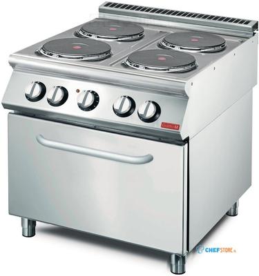Gastro M elektrisch fornuis met heteluchtoven 70/80 CFE | GL929