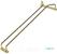 Glasrek messing 41cm | GM204 4