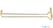Glasrek messing 41cm | GM204 7