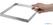 De Buyer vierkante vorm RVS 20x2cm | GM387 5